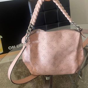 Pink Louis Vuitton purse and wallet matching set